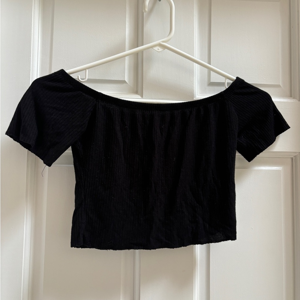 Black Crop Top